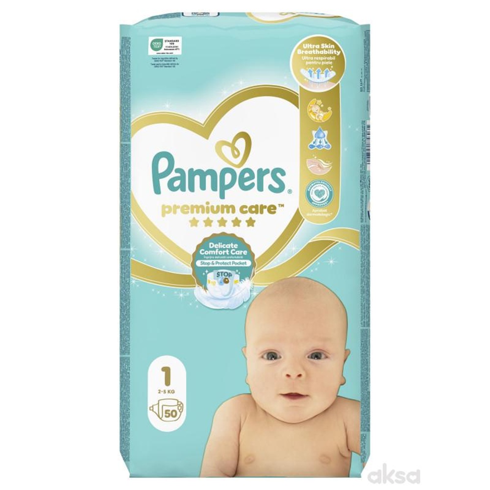 PAMPERS PREMIUM VP 1 - 50PCS PREMIUM