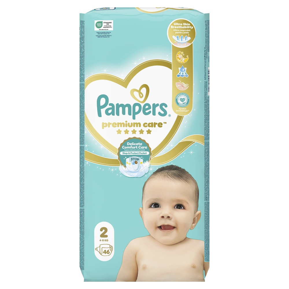 PAMPERS PREMIUM VP 2 - 46 PCS PREMIUM