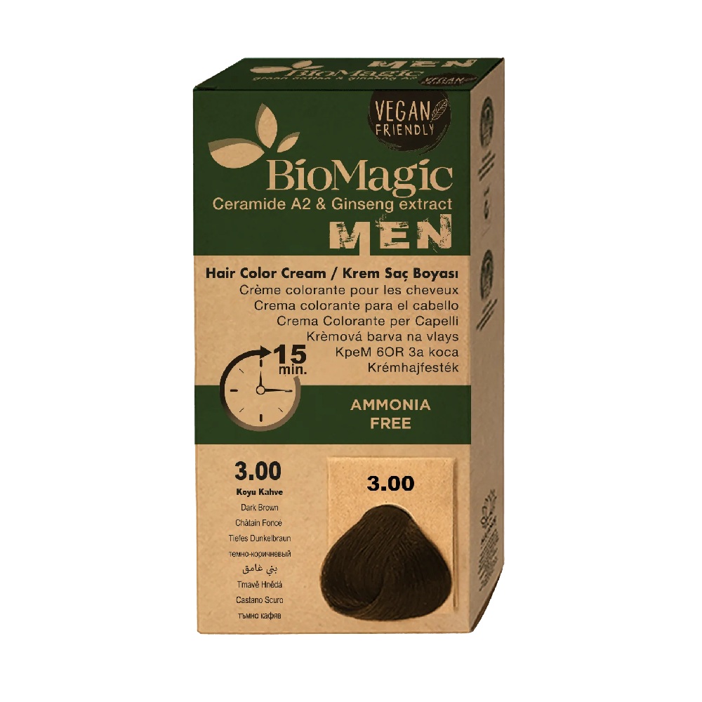 BIOMAGIC HAIR COLOR CREAM MEN 3.00