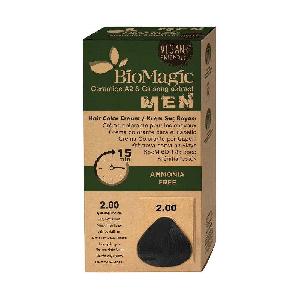 BIOMAGIC HAIR COLOR CREAM MEN 2.00