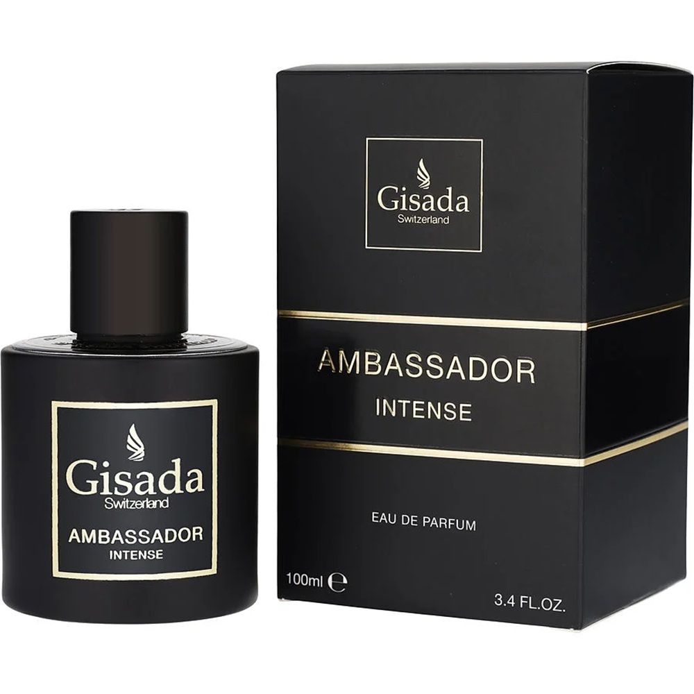GISADA AMBASSADOR INTENSE BLACK MEN EDP 100 ML