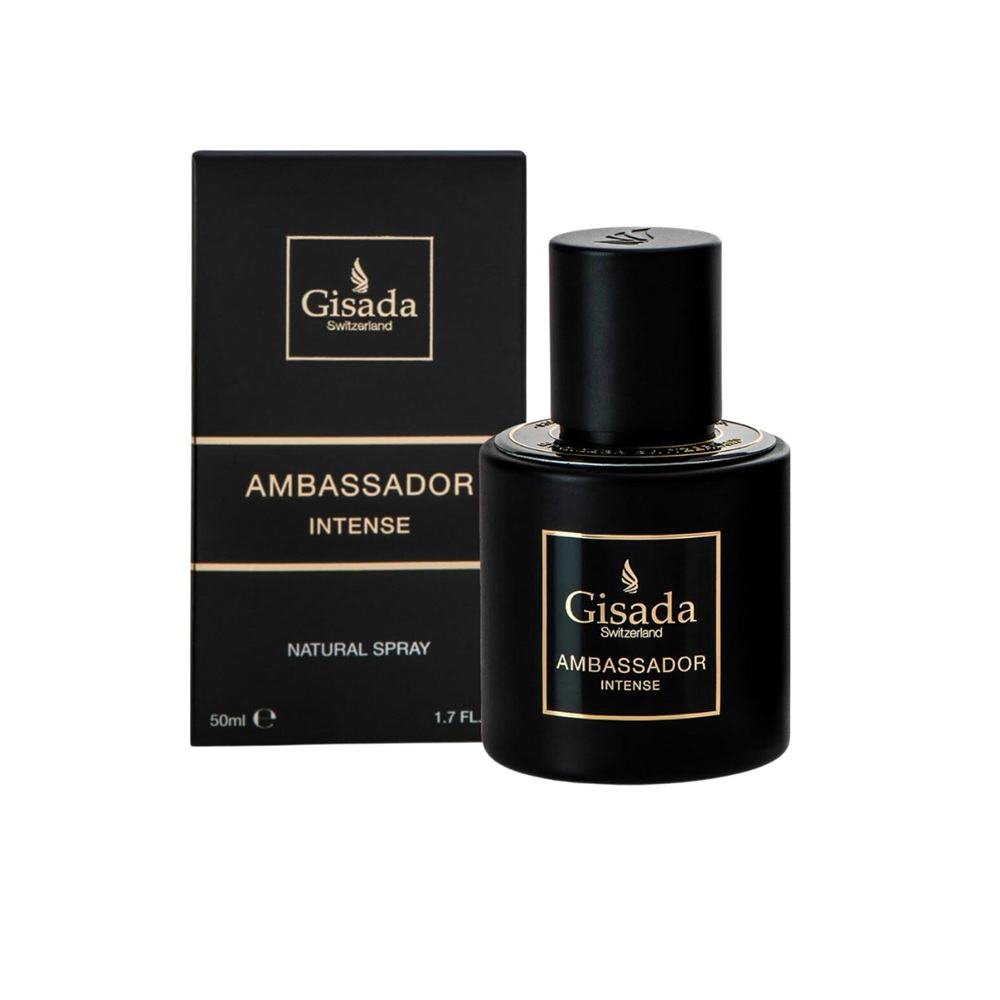 GISADA AMBASSADOR INTENSE MAT BLACK EDP 50 ML