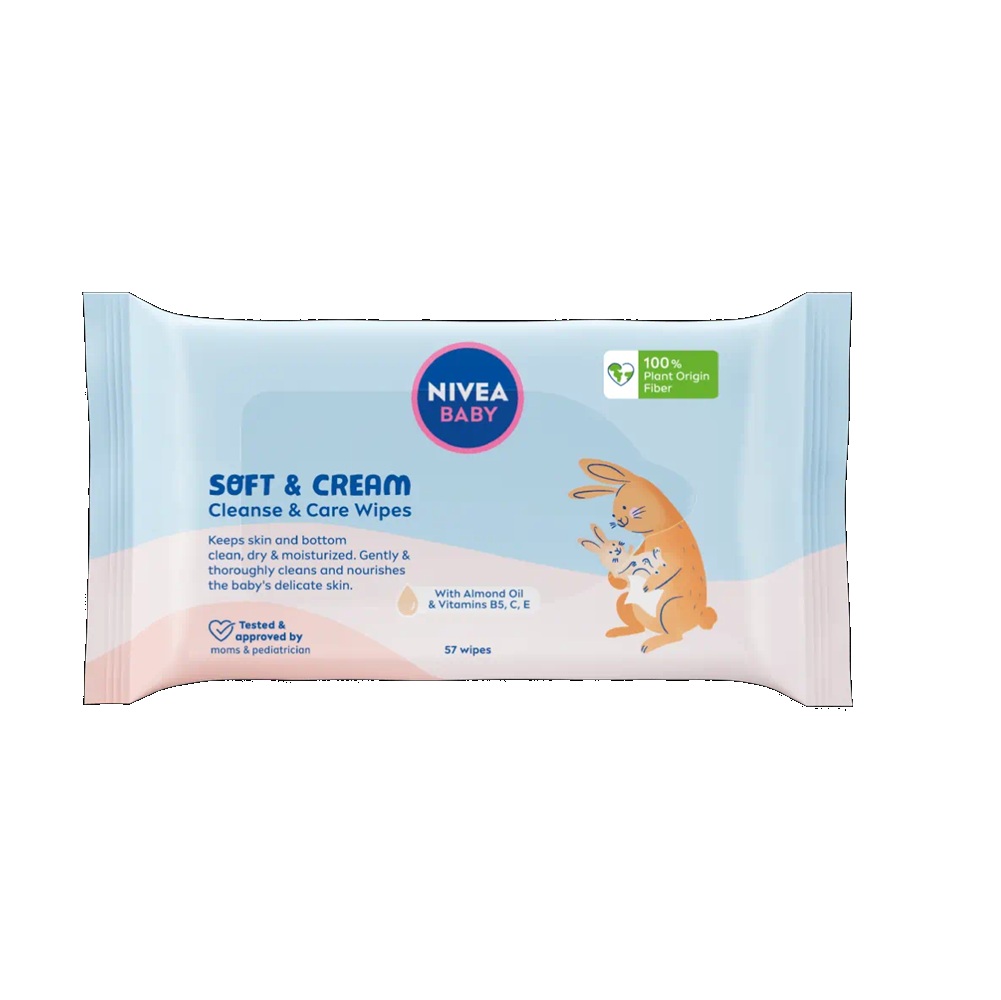 NIVEA BABY VLAZNE MARAMICE SOFT&CREAM 57P