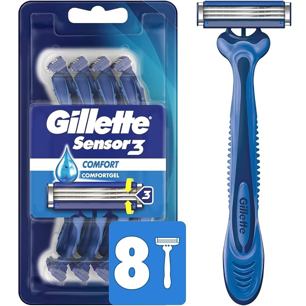 GILLETTE SENSOR COMFORT + 8 CART