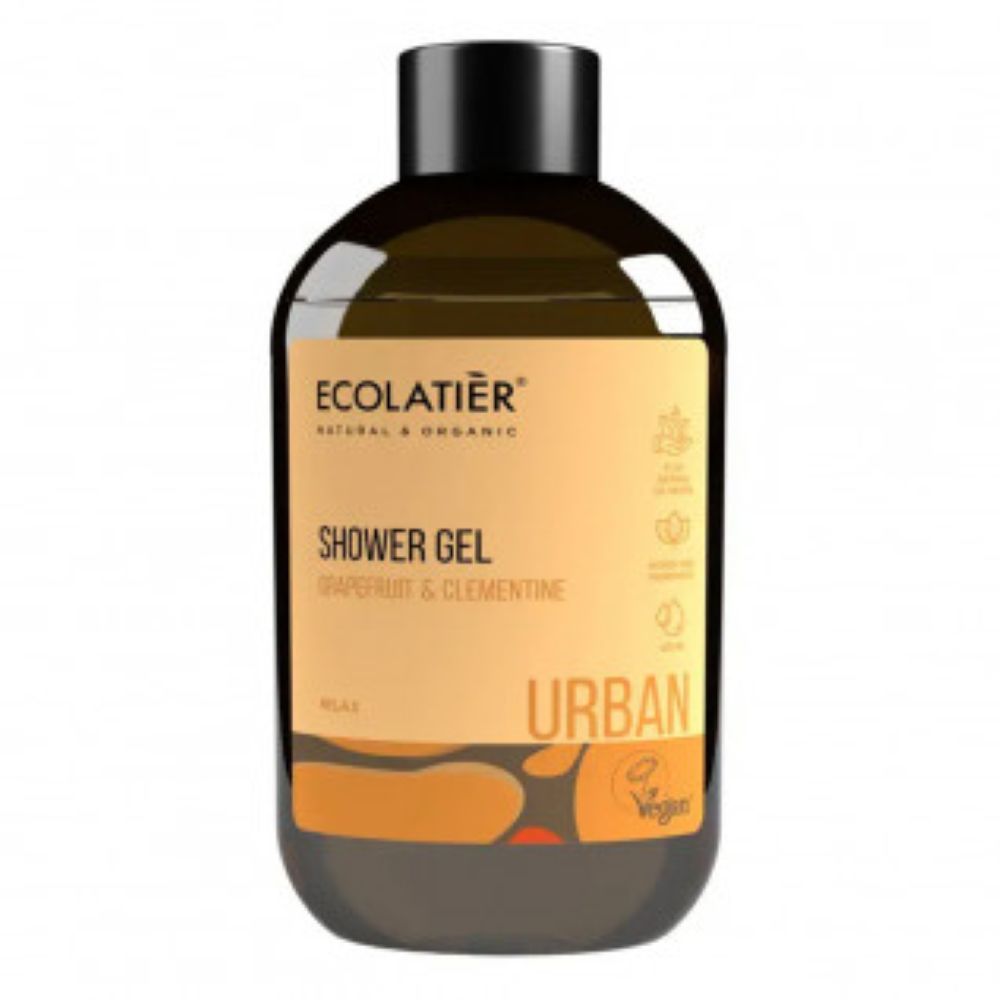ECOLATIER URB SHOWER GEL GRAPEFRUIT & CLEMENTINE, 600 ML