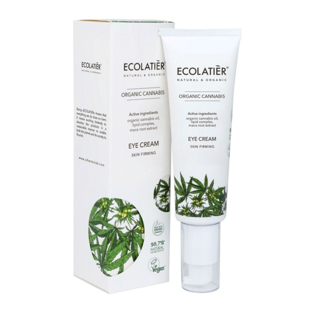 ECOLATIER EYE CREAM SKIN FIRMING ORGANIC CANNABIS 30 ML