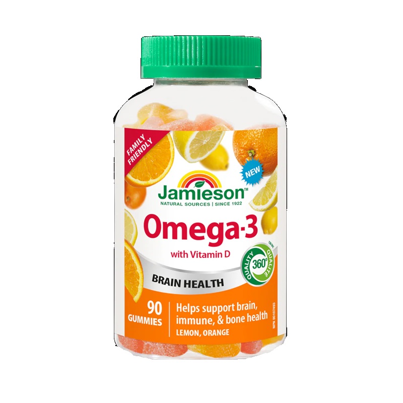 JAMIESON OMEGA-3 GUMMIES FAMILY A90 GUM