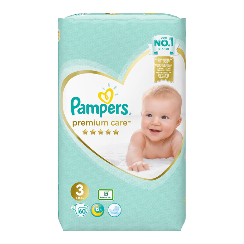 PAMPERS PELENE PREMIUM CARE B6 S3 2*60