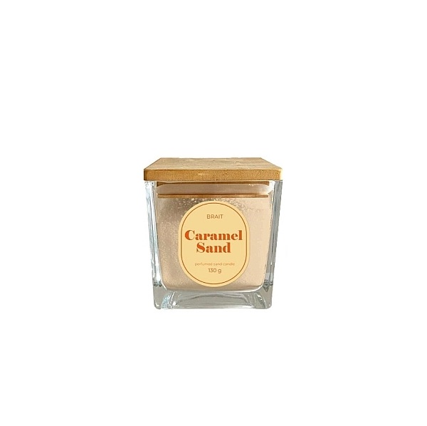 BRAIT PERFUMED SAND CANDLE CARAMEL SAND 130G