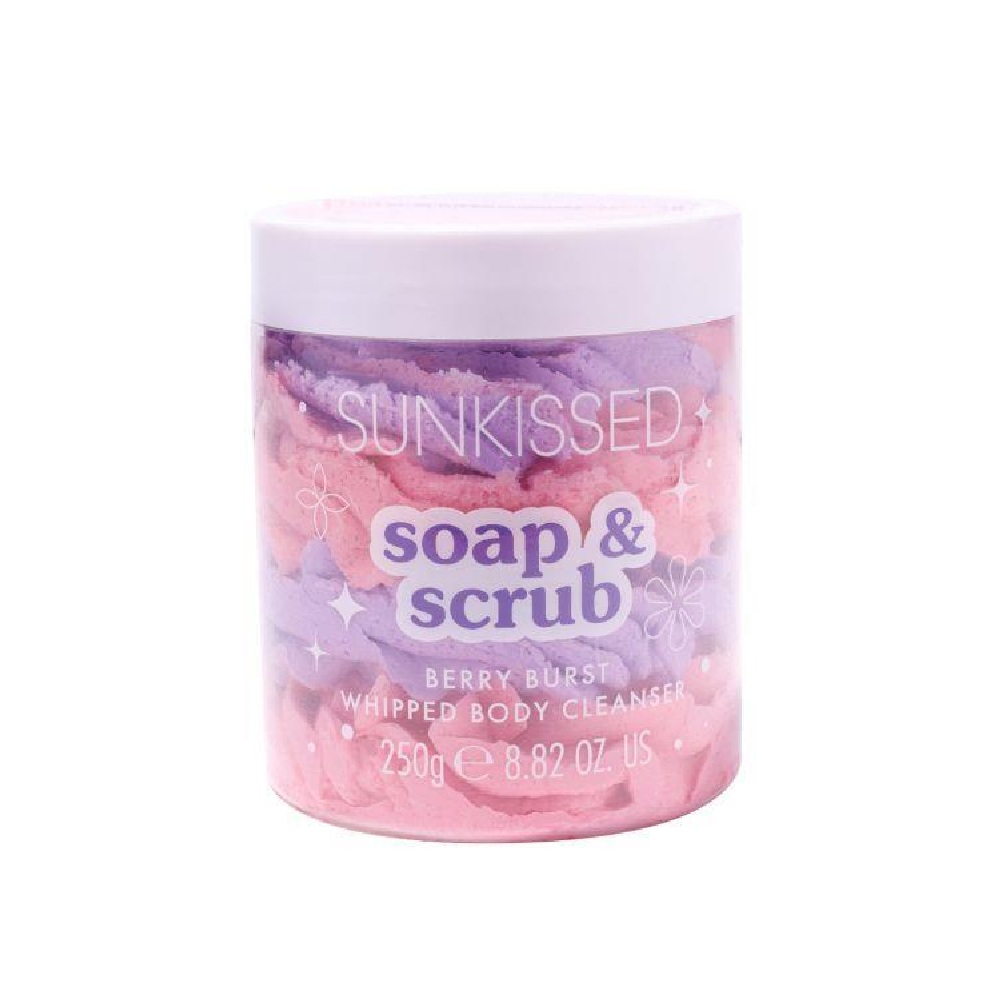 SUNKISSED SOAP AND SCRUB BERRY BURST WHIPPED - PILING ZA TIJELO