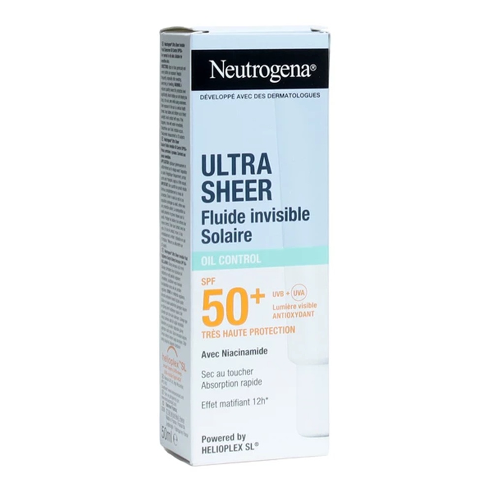 NEUTROGENA ULTRA SHEER OIL CONTROL INVISIBLE FLUID SPF50 50ML