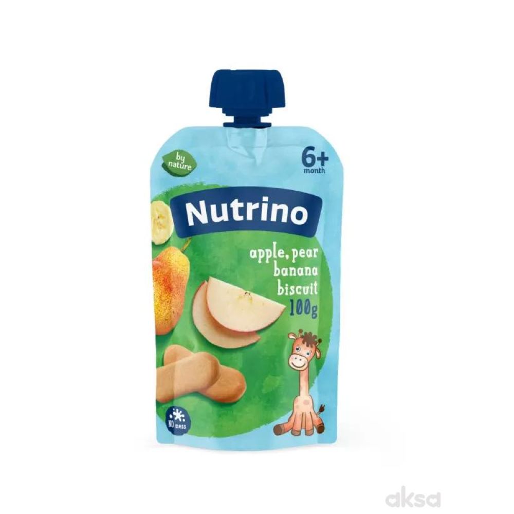 NUTRINO PAUC JABUKA KRUSKA BANANA I KEKS 100