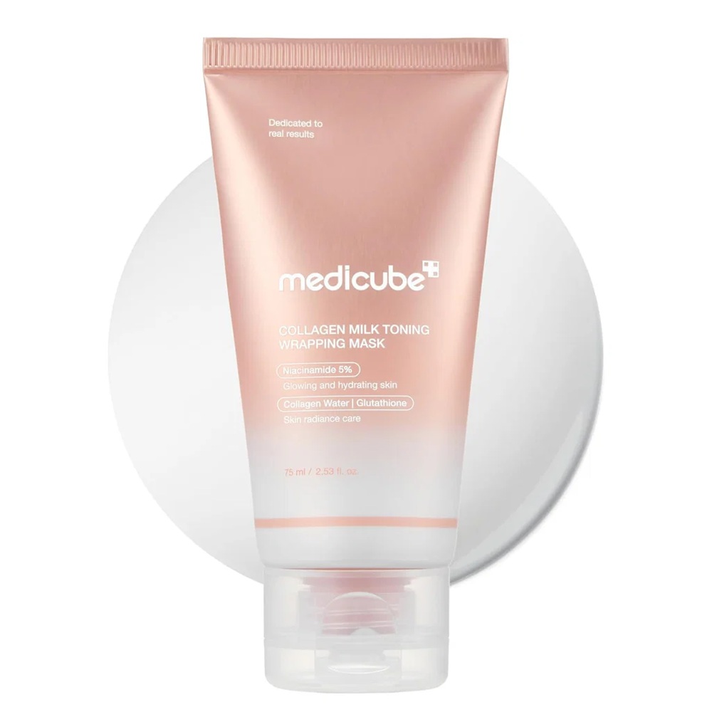 MEDICUBE COLLAGEN MILK TONING WRAPPING MASK