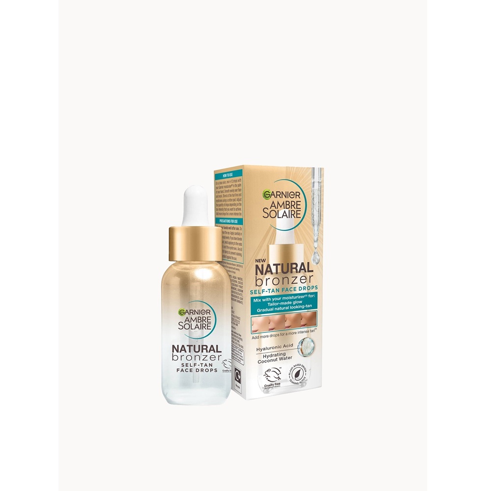 AMBRE SOLAIRE NATURAL BRONZER FACE DROPS