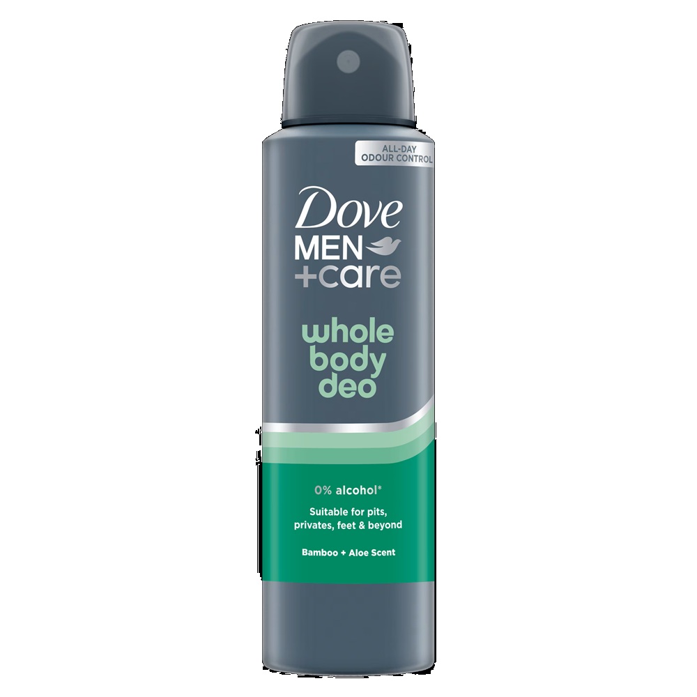 DOVE MEN+CARE DEO WHOLE BODY BAMBOO & ALOE 150ML