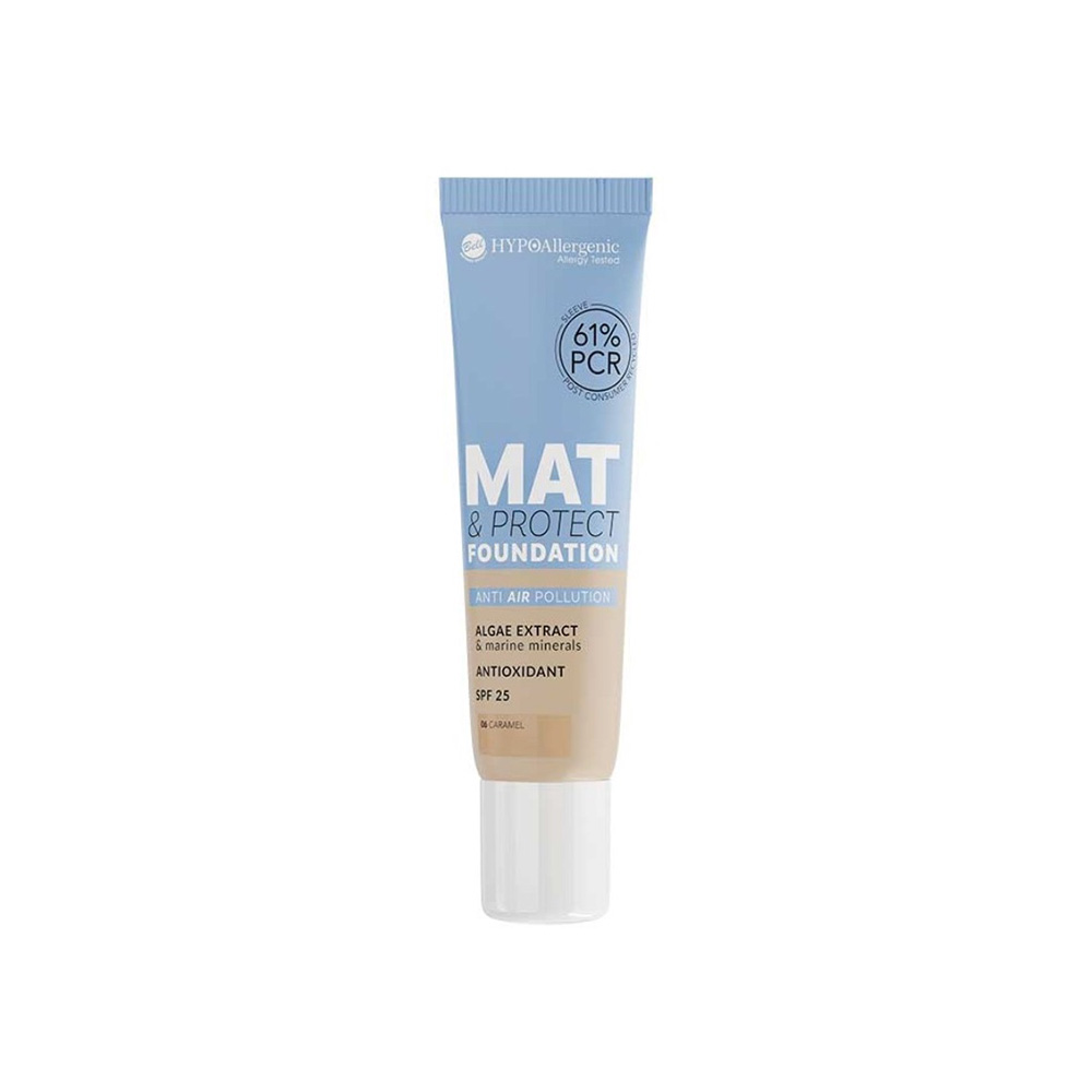 BELL HYPOALLERGENIC MAT&PROTECT TEČNI PUDER SPF25 06