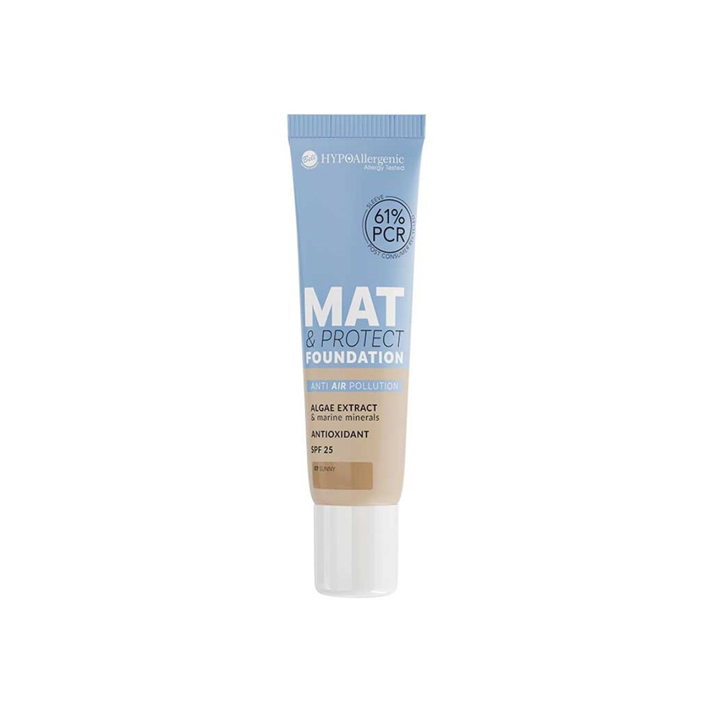 BELL HYPOALLERGENIC MAT&PROTECT TEČNI PUDER SPF25 07
