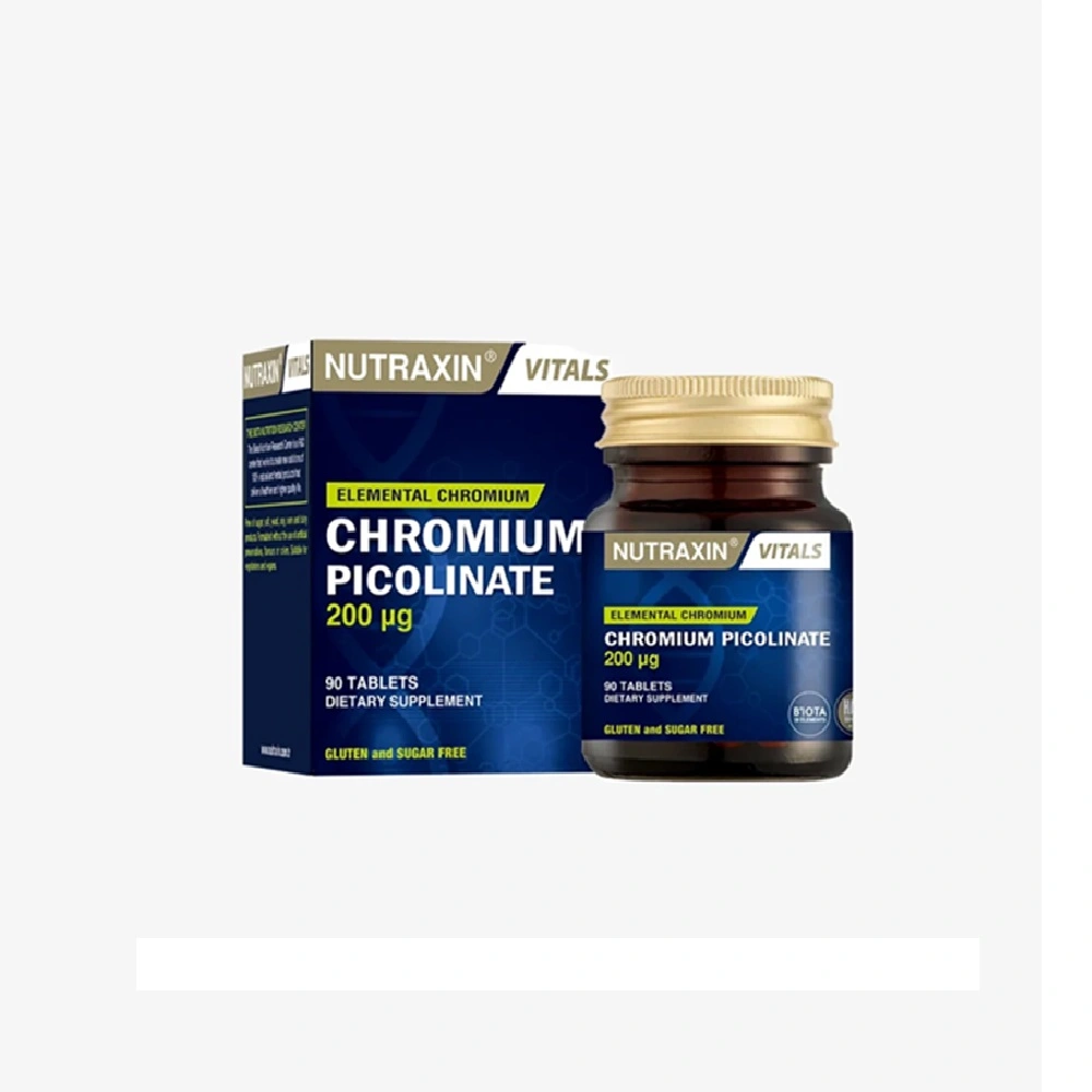 NUTRAXIN CHROMIUM PICOLINATE 200µg 90 TBL