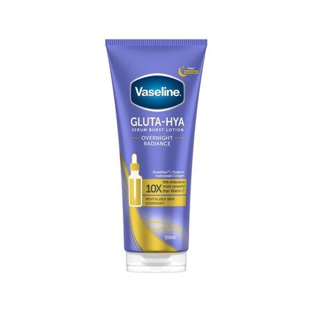 VASELINE GLUTA-HYA SERUM BOOST LOTION OVERNIGHT 200ML