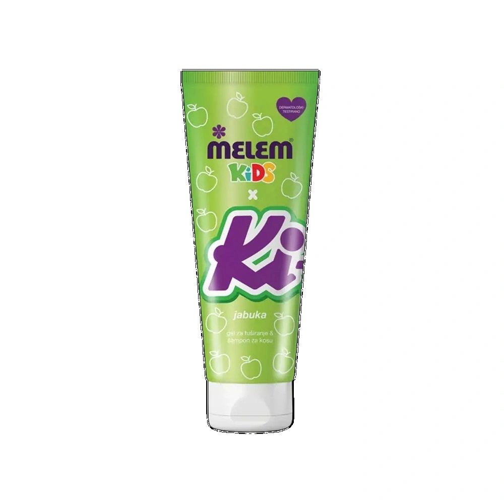 MELEM KIDS x KIKI JABUKA 2IN1 ŠAMPON I GEL ZA TUŠIRANJE 260 ml