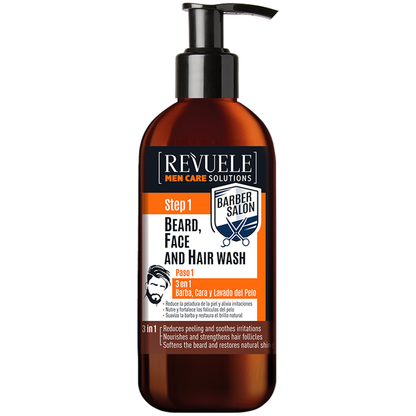 REVUELE 3U1 GEL ŠAMPON ZA KOSU, LICE I BRADU 300ml