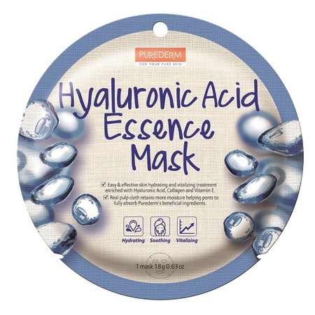 PUREDERM HYALURONIC ACID ESSENCE MASK - MASKA ZA LICE