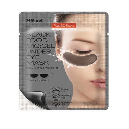 PUREDERM BLACK FOOD MC GEL UNDER EYE MASK - MASKA ZA LICE