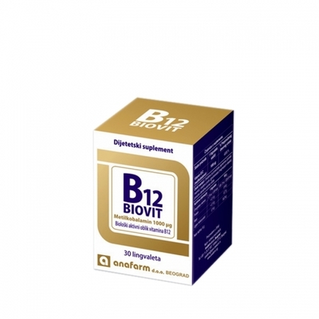 ANAFARM B12 BIOVIT 30 LINGVALETA