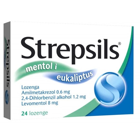 STREPSILS MENTOL & EUKALIPTUS A 24