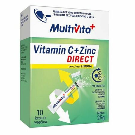 MULTIVITA VITAMIN C+ZINC DIRECT 25g