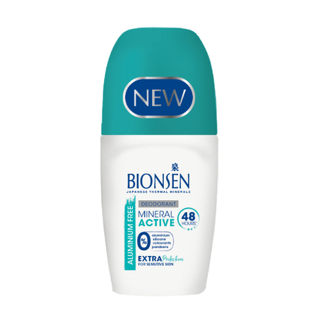 BIONSEN ALU-FREE DEO MINERAL ACTIVE - ROLL ON 50ML