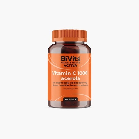 BEVITS ACTIVA VITAMIN C 1000 ACEROLA TBL 60