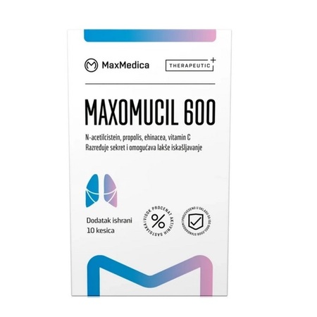 MAX MEDICA MAXOMUCIL 600 10 KESICA