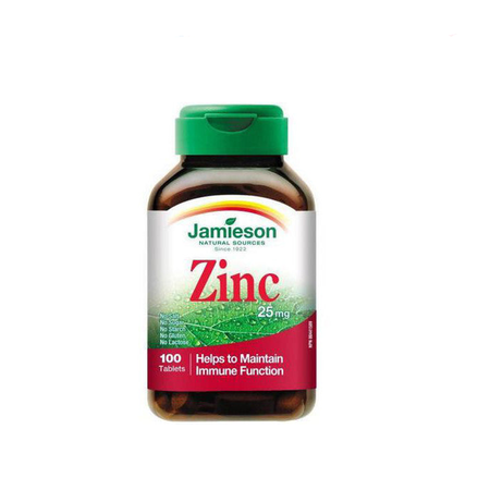 JAMIESON ZINC 25 MG 100