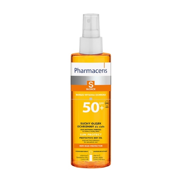 PHARMACERIS ULJE SA DUO-ACTIVE FORMULOM ZA VLAŽNU I SUVU KOŽU SPF 50+ 200ML