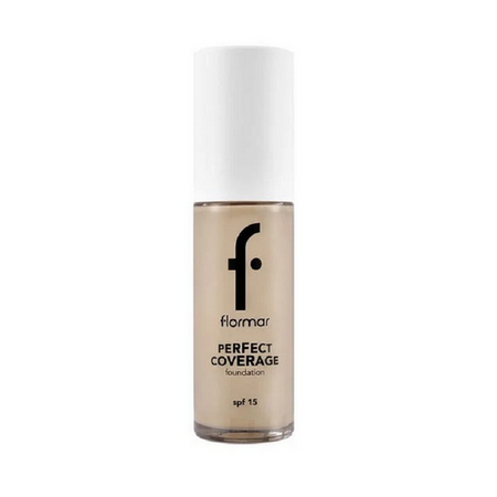 FLORMAR PERFECT COVERAGE PUDER 100 LIGHT IVORY NP