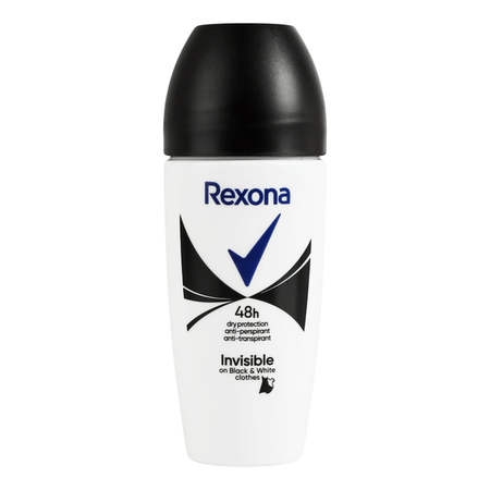 REXONA ROLL-ON INVISIBLE B & W 50ML DEO WOMEN