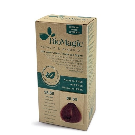 BIOMAGIC FARBA ZA KOSU 55/55 DEEP DARK RED