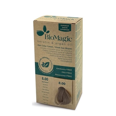 BIOMAGIC FARBA ZA KOSU 8/00 LIGHT BLONDE