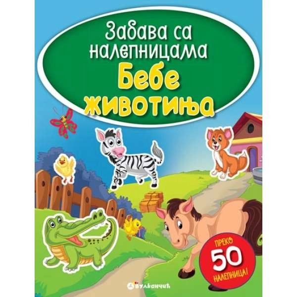 ZABAVA SA NALEPNICAMA - BEBE ŽIVOTINJA