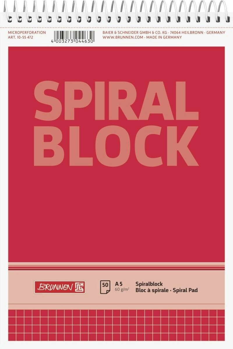BLOK SPIRALNI A5 KARO BRUNNEN 1055472