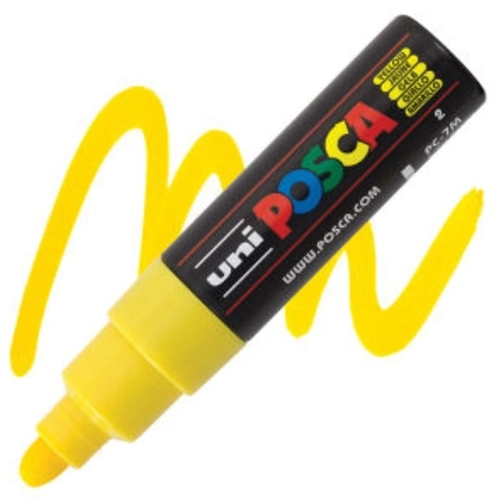 MARKER OBLI UNI POSCA ŽUTI PC-7M 6692