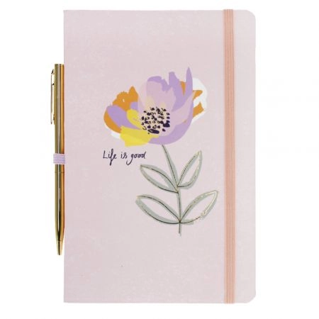 NOTES A5 I HEMIJSKA SET EURO-TRADE PINK FLOWER 514834