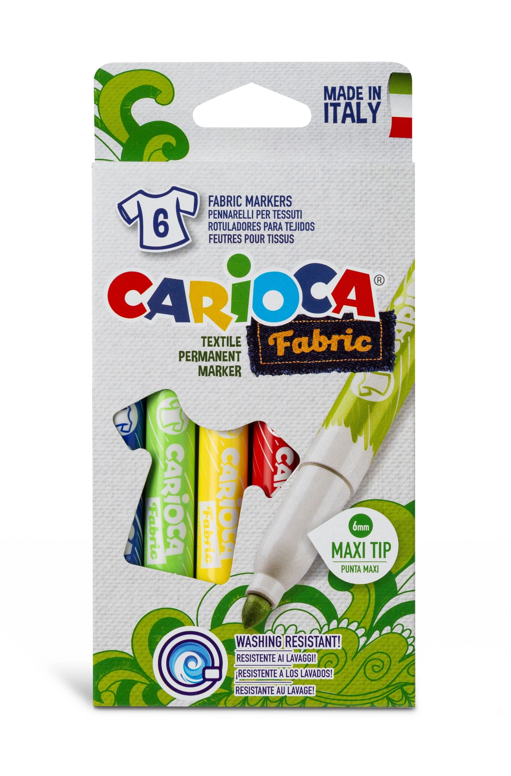 FLOMASTERI ZA TEKSTIL CARIOCA 40956 6/1