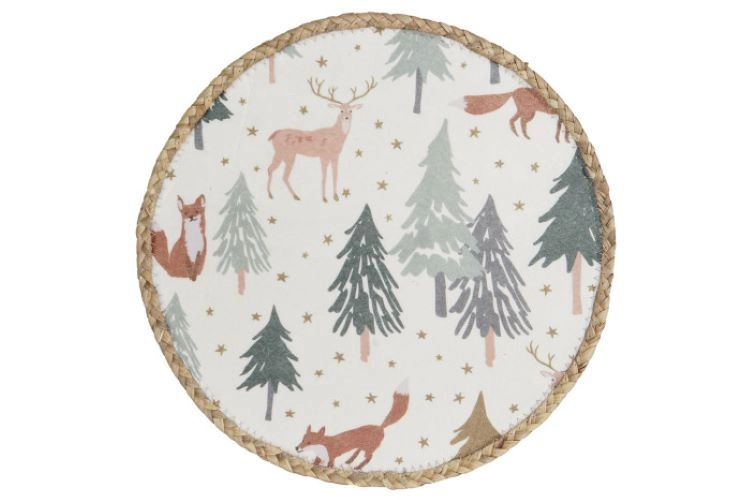 NOVOGODIŠNJI STOLNJAK ITEM 36X38X1 MULTICOLORED NV-207230