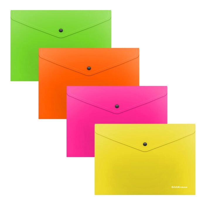 FASCIKLA SA DUGMETOM A5 ERICHKRAUSE FIZZY NEON 59154 1/12