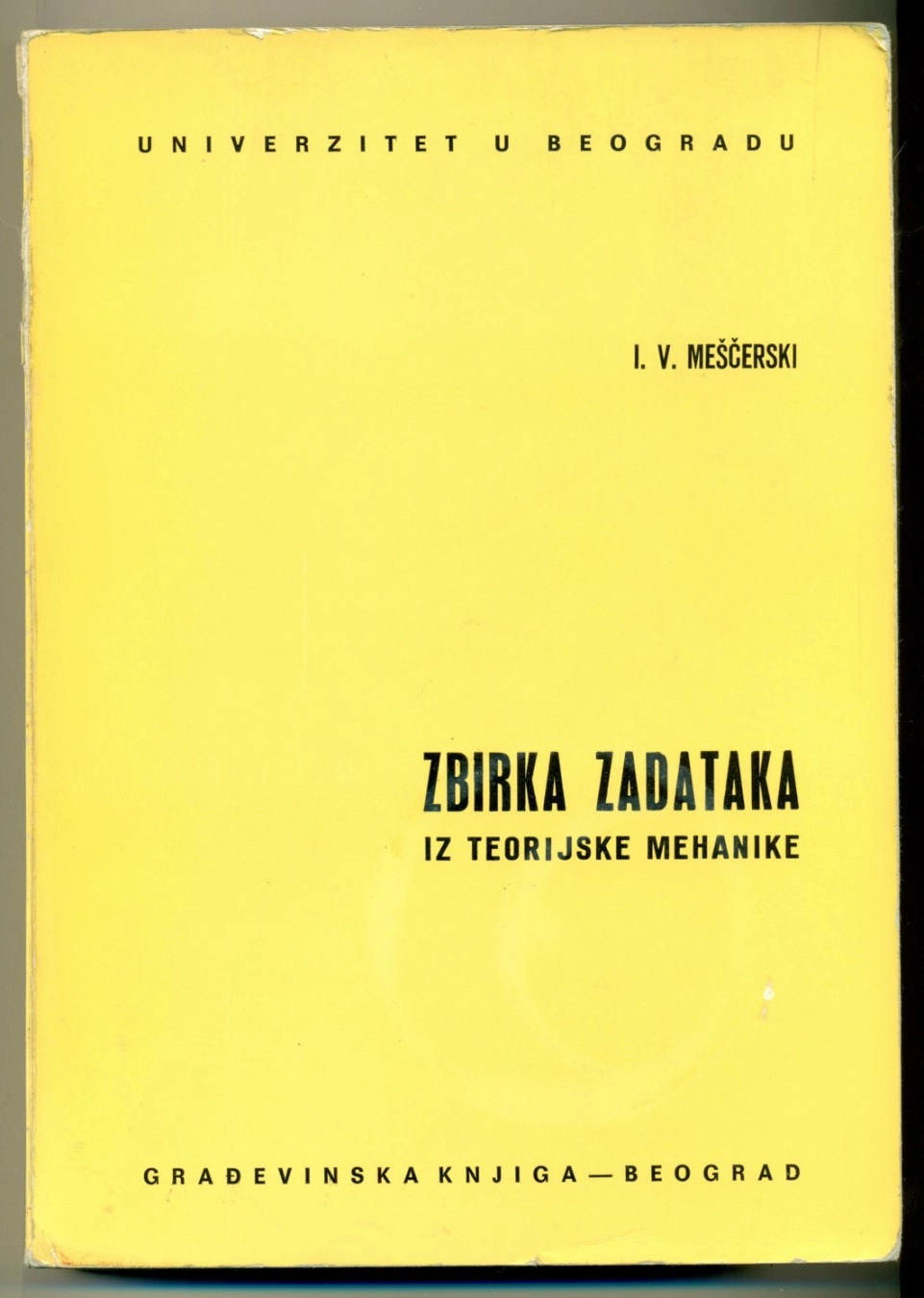 ZBIRKA ZADATAKA IZ TEORIJSKE MEHANIKE
