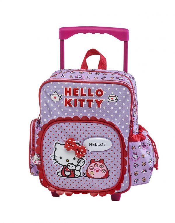 RANAC ZA VRTIĆ SA TOČKIĆIMA MALI HELLO KITY RED 14826