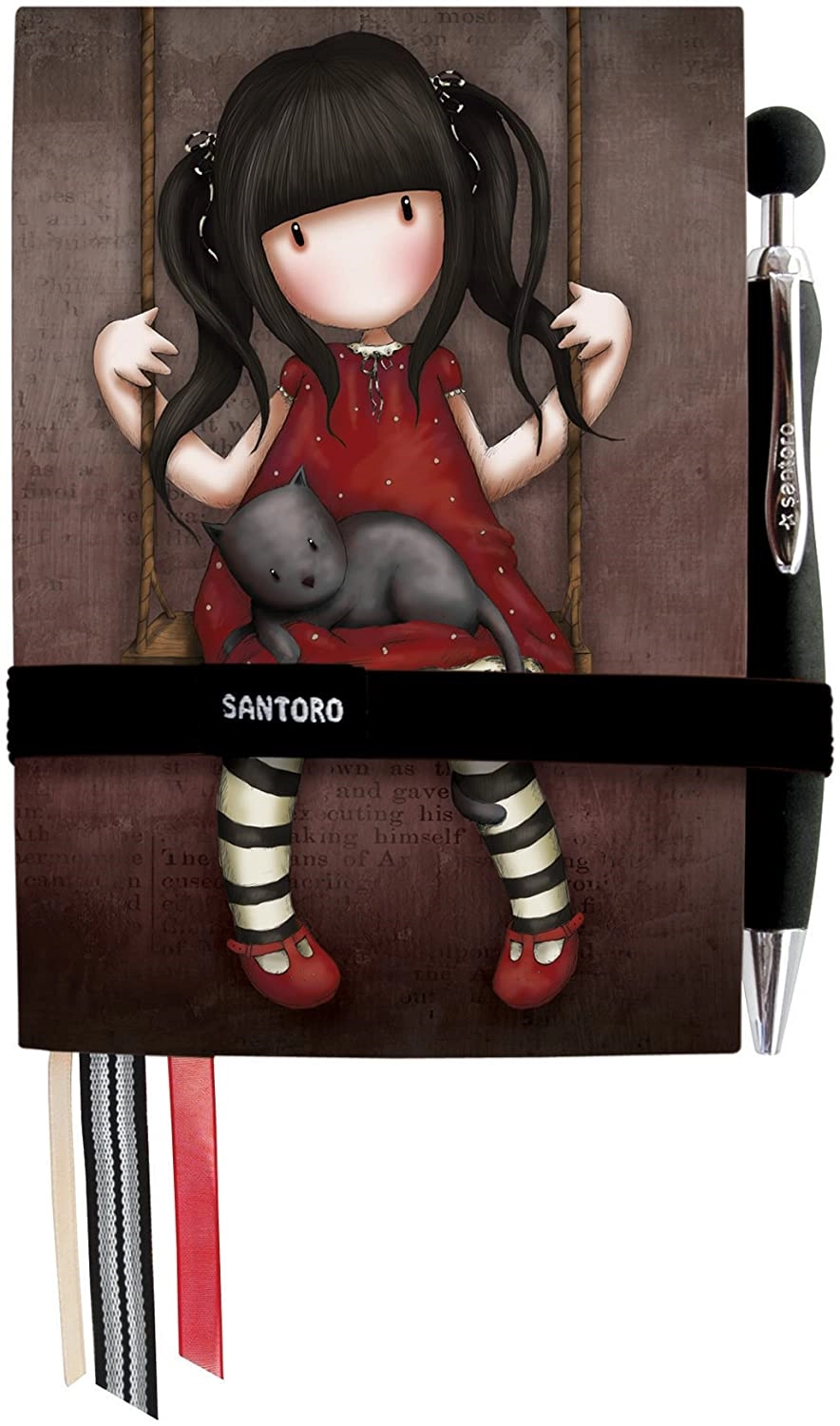 196EC27A GORJUS - PREMIUM JOURNAL WITH PEN - LADYBIRD