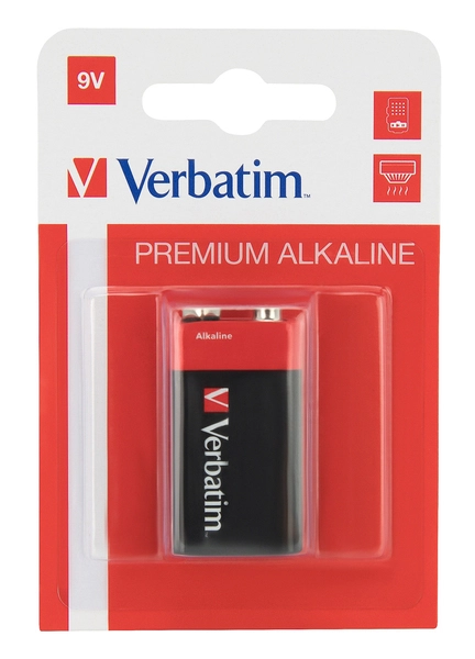 BATERIJE ALKALNE 9V VERBATIM 49924 1/1